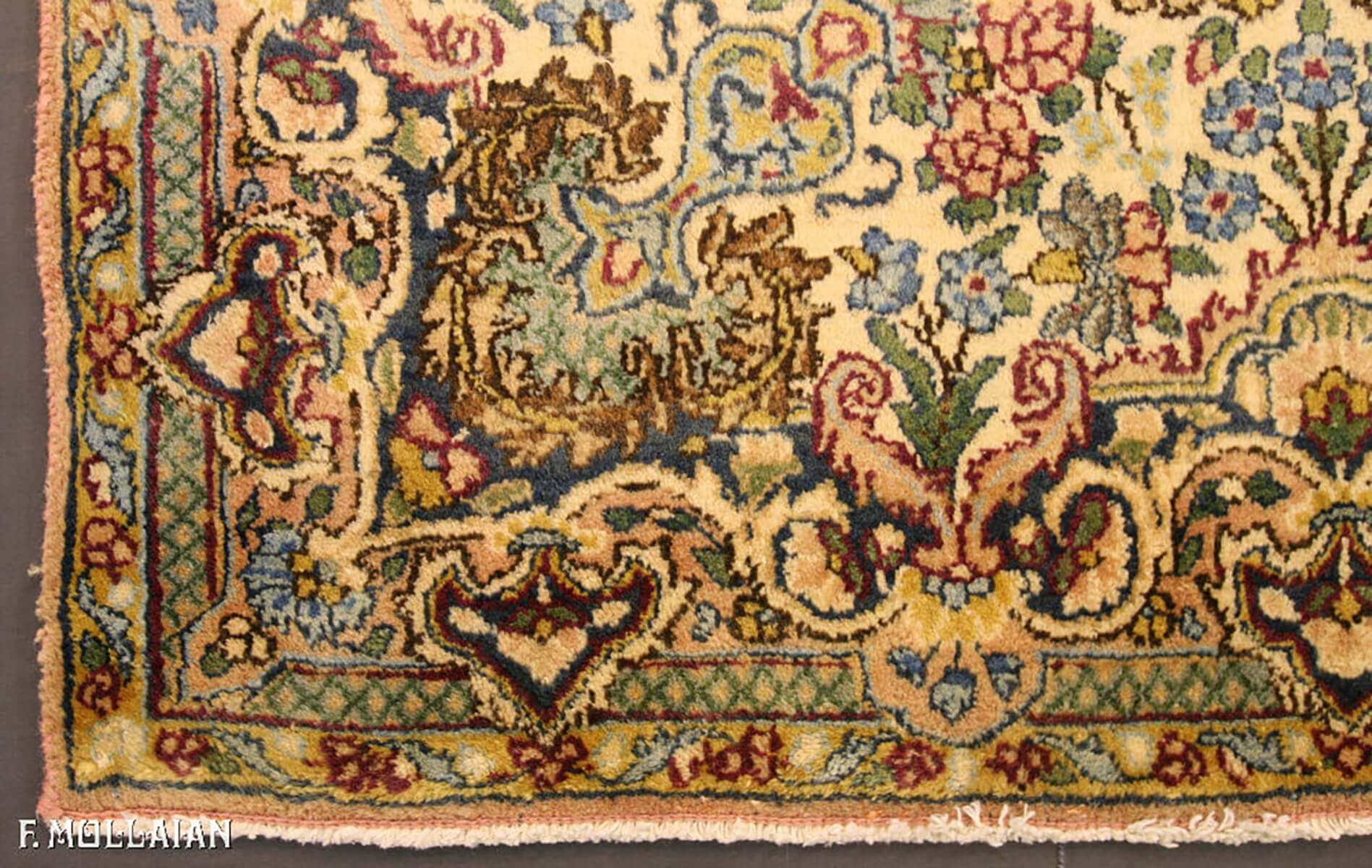 Semi-Antique Persian Kerman Rug n°:72584122